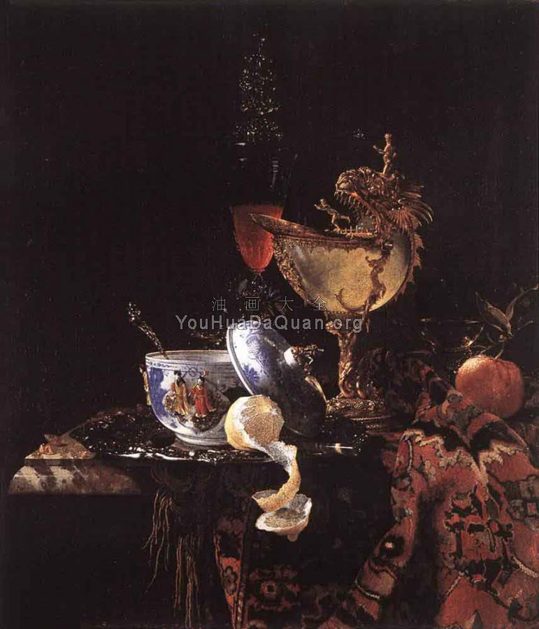 Still Life With A Nautilus Cup - 威廉·考尔夫